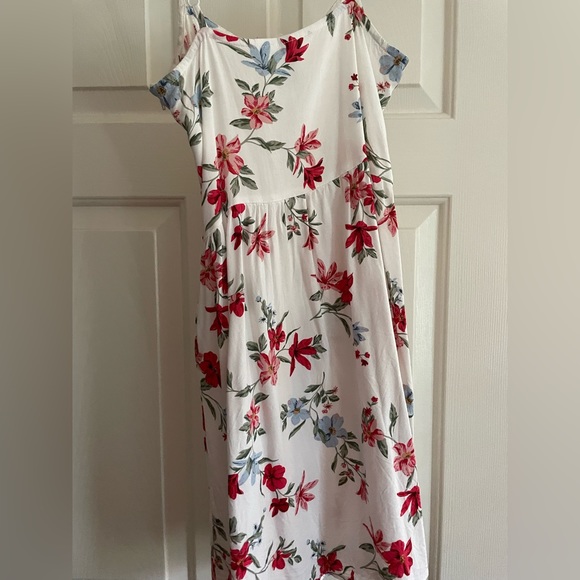 Mini white floral dress - Picture 2 of 3